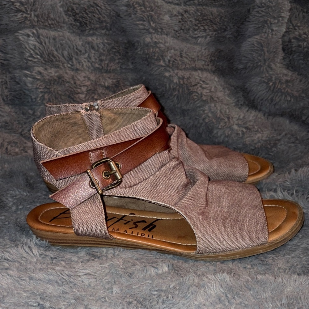 Blowfish Women's Tan and Brown Sandals - Picture 3 of 5